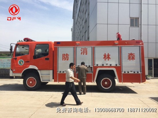 東風天錦四驅消防車